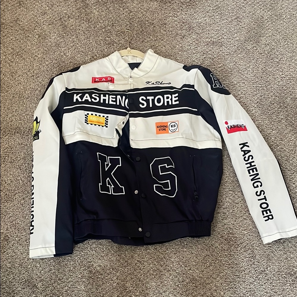 Black and White Men's Jacket